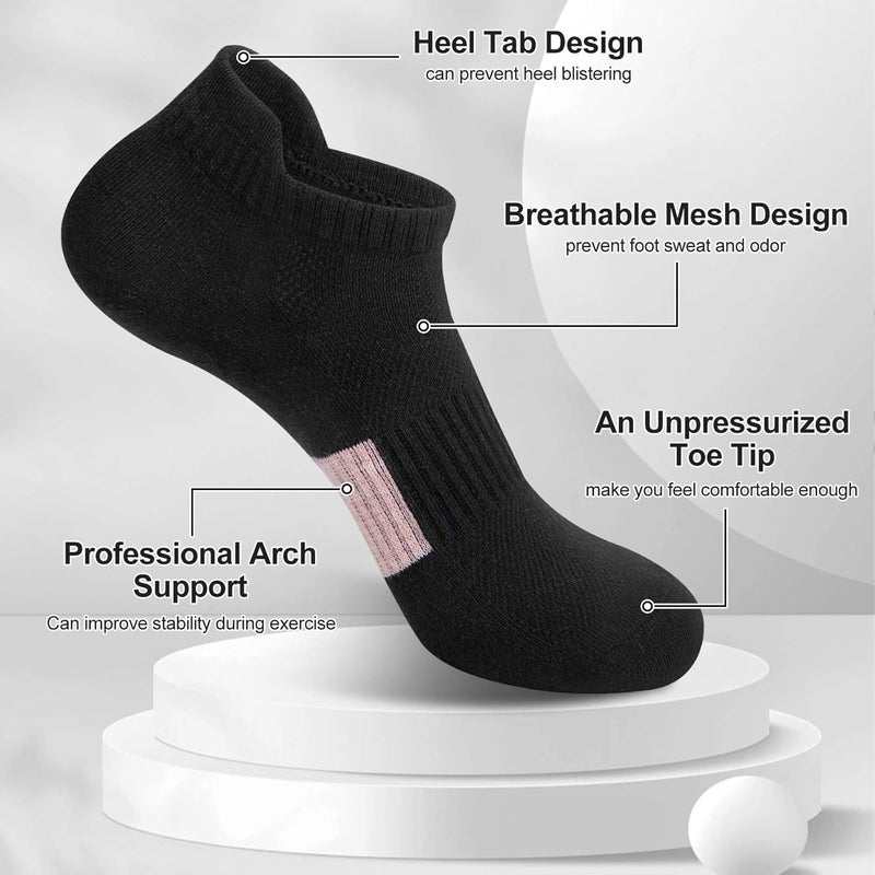 Darller 6 Pairs Ankle Socks for Women - Lightweight Low Cut No Show Casual Cotton Socks Breathable - Image 2